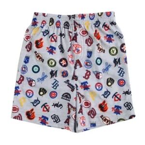 Gen 2 Genuine Merchandise MLB Baseball Logo Pajama Shorts Size Med. 10/12 NWT